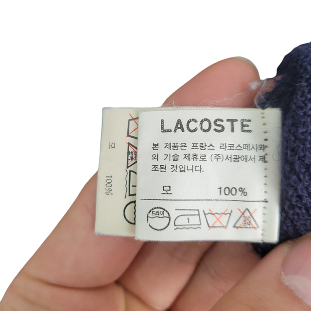 [95] LACOSTE 라코스테 서광 90s 가디건