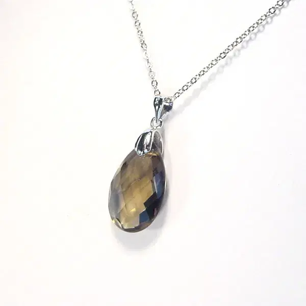 연수정 목걸이 smoky quartz pendant