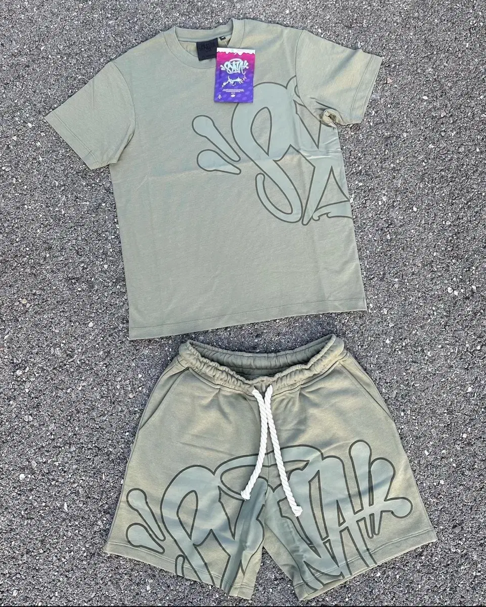 Syna world green shorts set 시나월드 반팔 세트