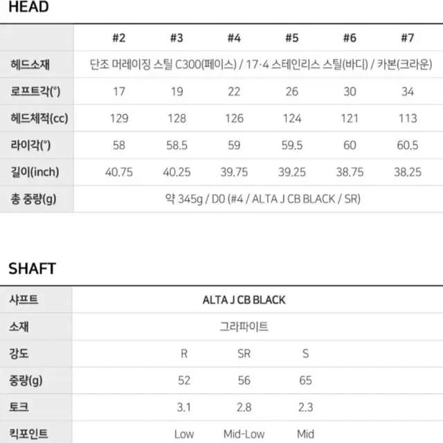 2023 핑 G430 유틸리티(ALTA JCB)