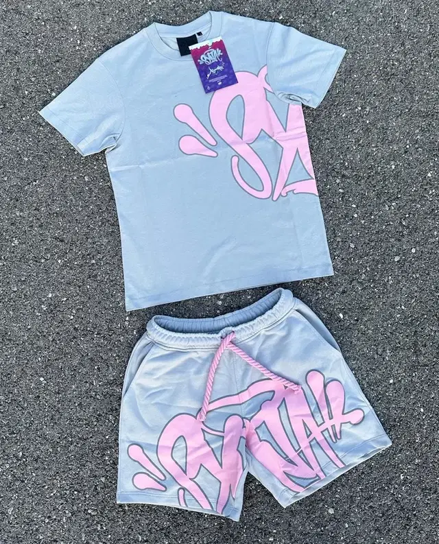 Syna world grey shorts set 시나월드 그레이 쇼츠세트