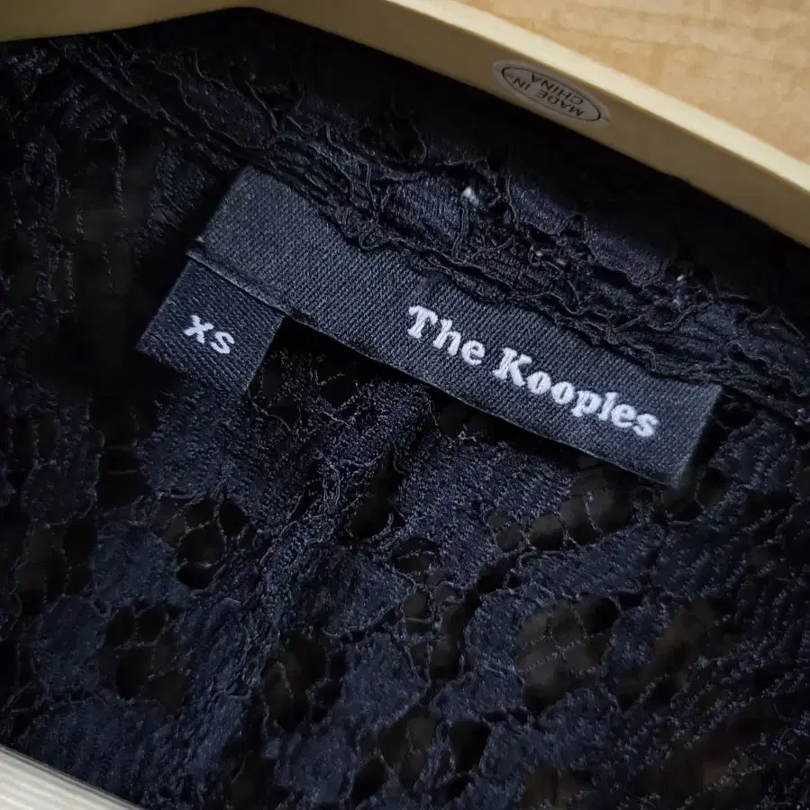 더쿠플스 the kooples 시스루 블라우스  자켓 44 6078