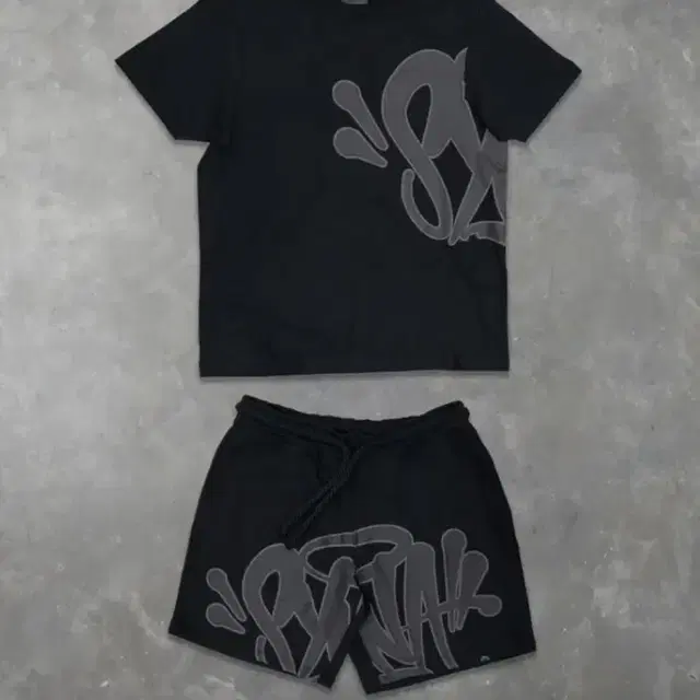 Syna world black shorts set 시나월드 블랙 쇼츠세트