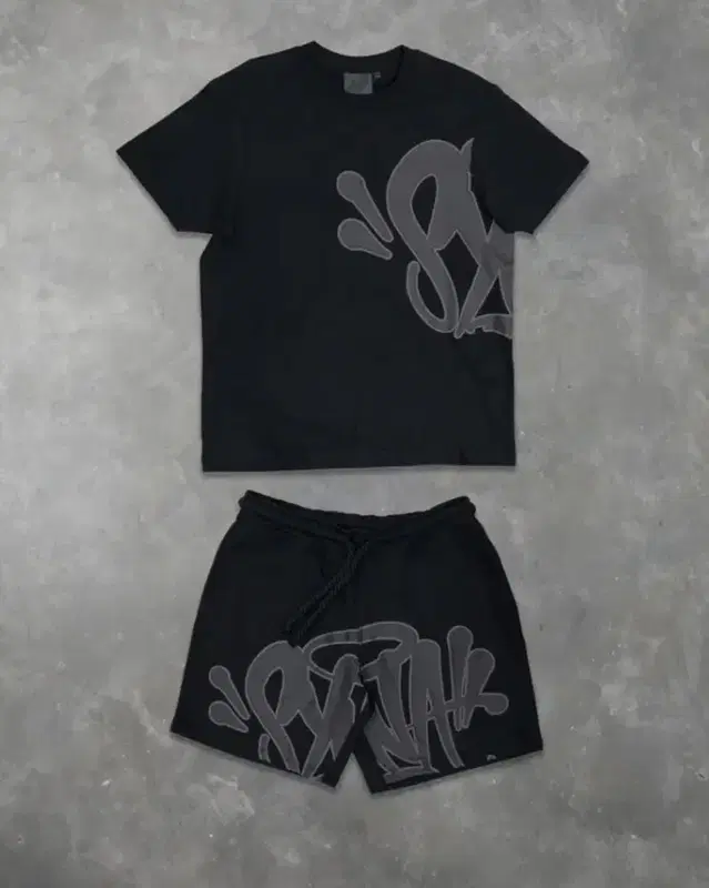 Syna world black shorts set 시나월드 블랙 쇼츠세트