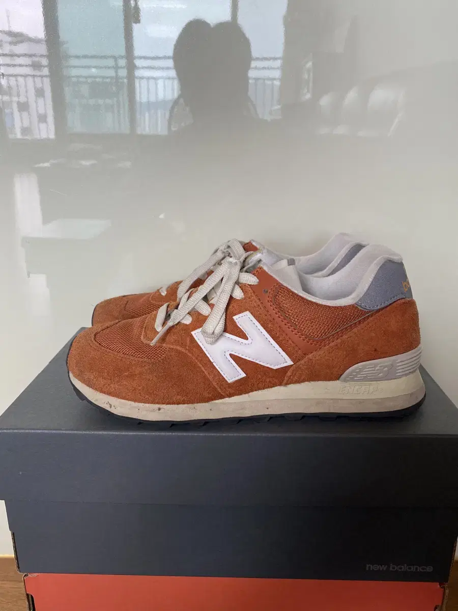 New Balance 574 Heritage Orange 260