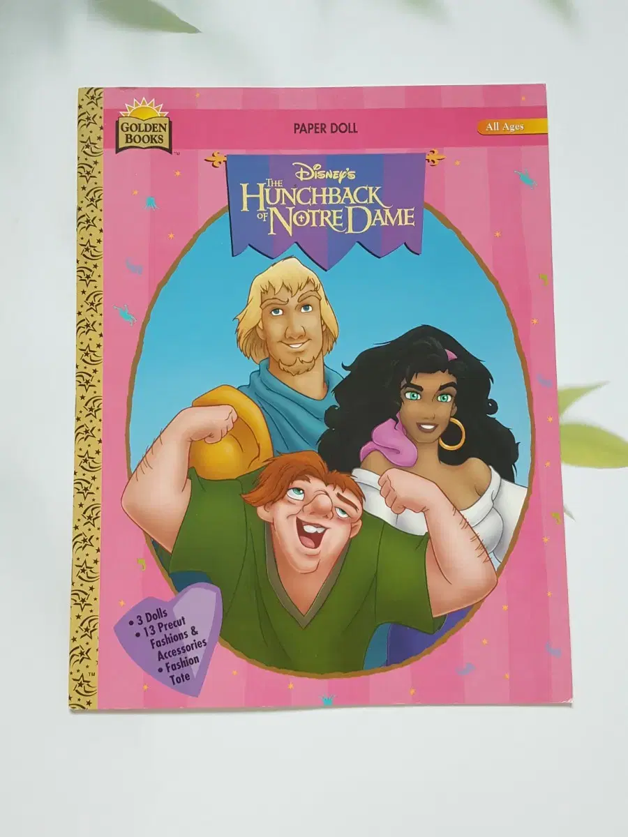 Disney Vintage Paper Doll Hunchback of Notre Dame Paper Doll