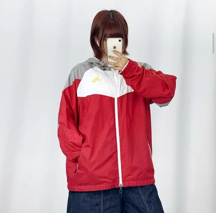 [XL]Nike Red Windbreaker CH5413