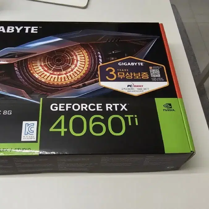 기가바이트 rtx 4060ti 미개봉품