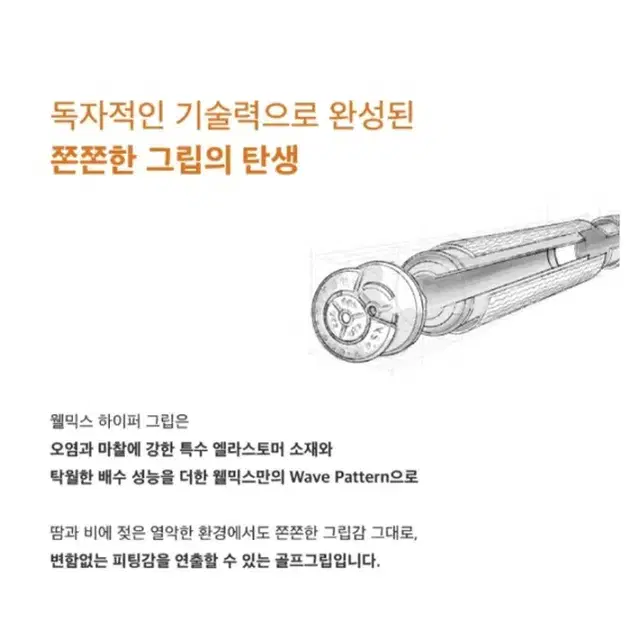 웰믹스 땀과 비에강한 하이퍼 남성용 드라이버우드 아이언 골프채그립5개 구