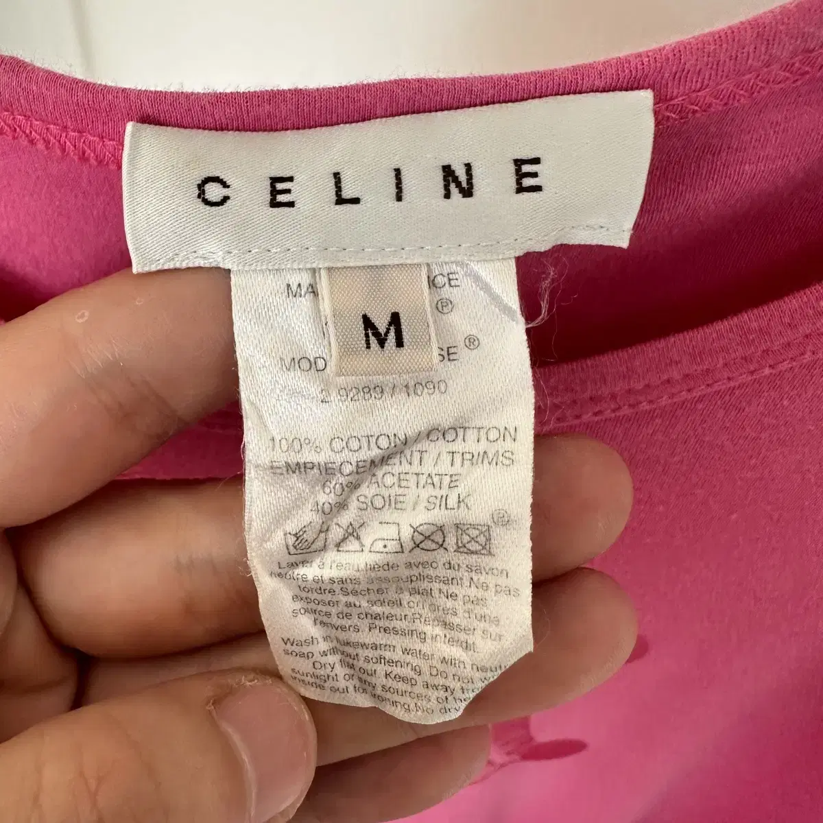 셀린느 celine 마카담 로고 여성 반팔 티셔츠