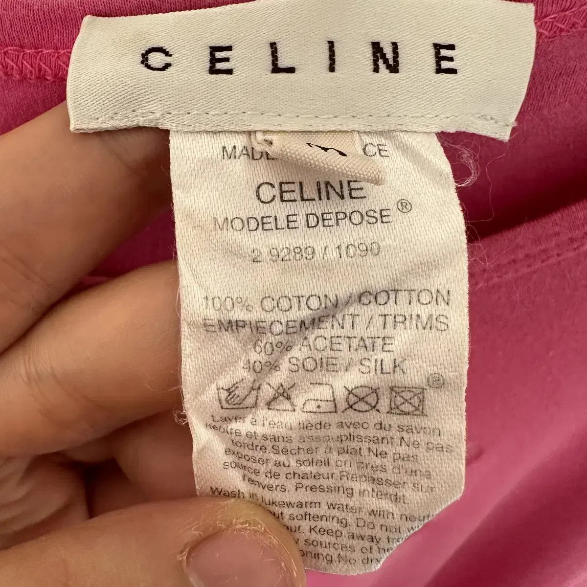 셀린느 celine 마카담 로고 여성 반팔 티셔츠