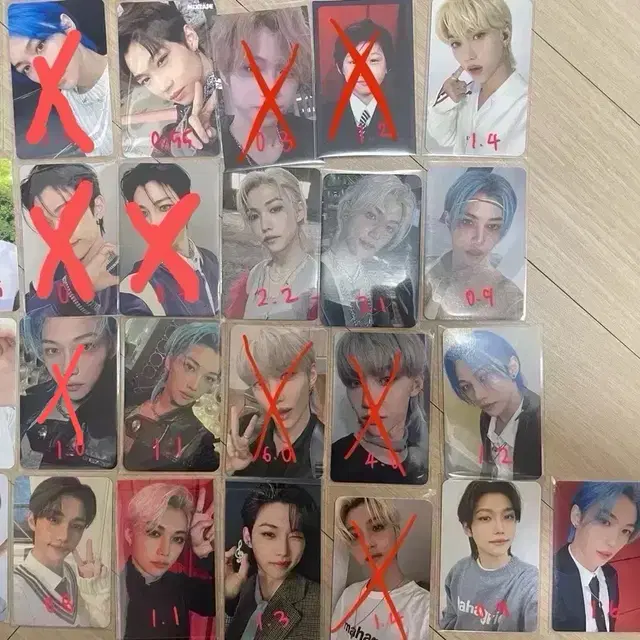 스키즈 필릭스 현진 방찬 창빈 포카 양도 일괄 skz wts pc