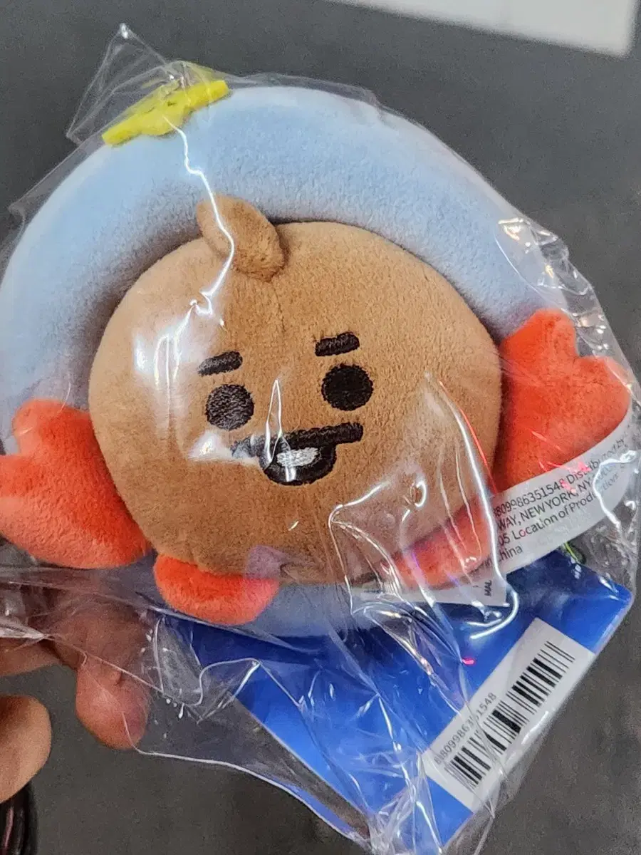 BT21 BTS Baby Ocean Friends Mini doll keyring Shuki