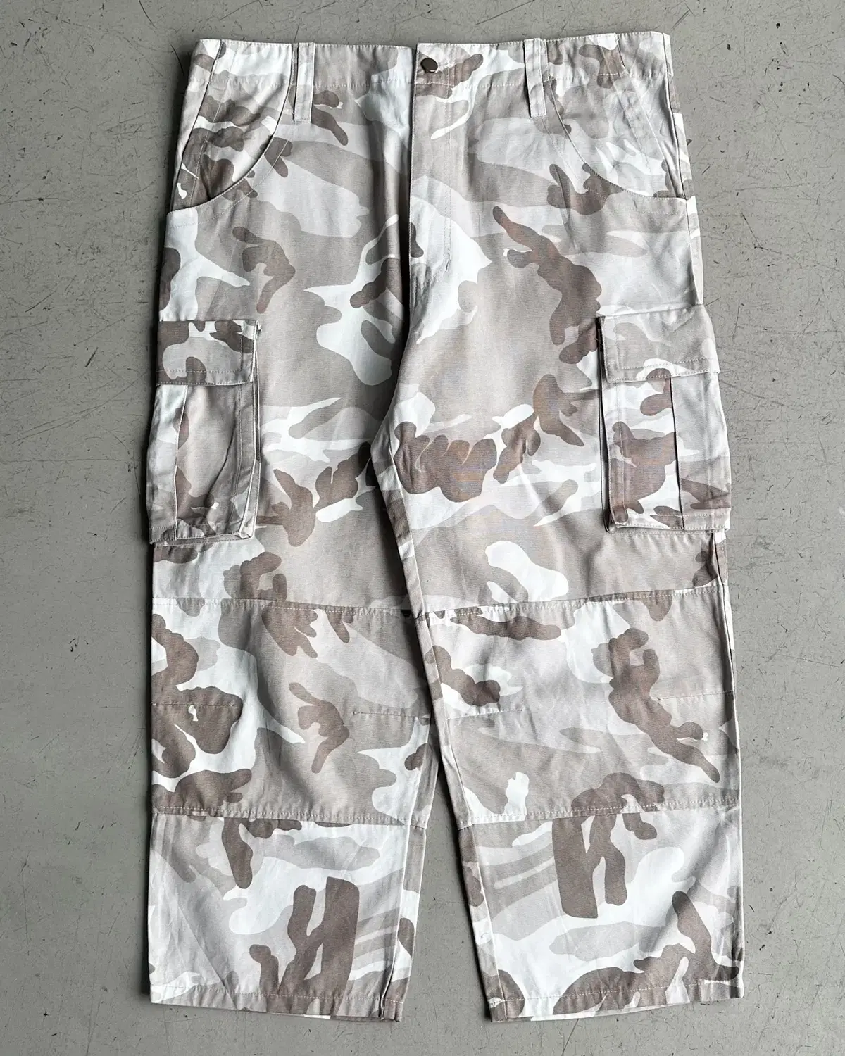 ROWOON bloo Desert Camouflage Over Wide Cargo Pants