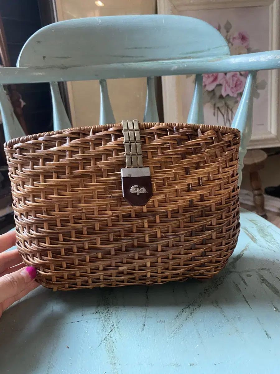 Vintage Rattan Bag 1