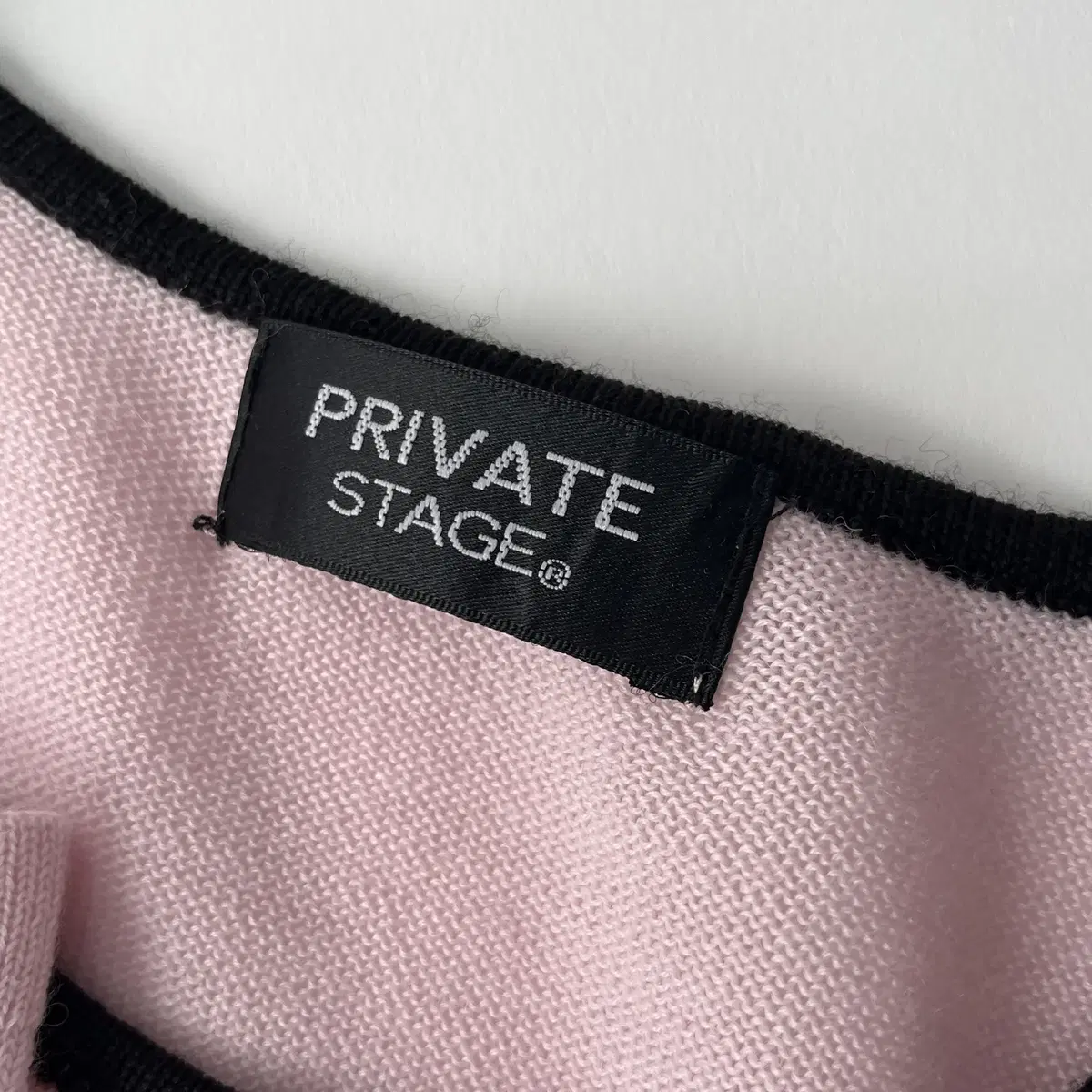 PRIVATE STAGE wool knit