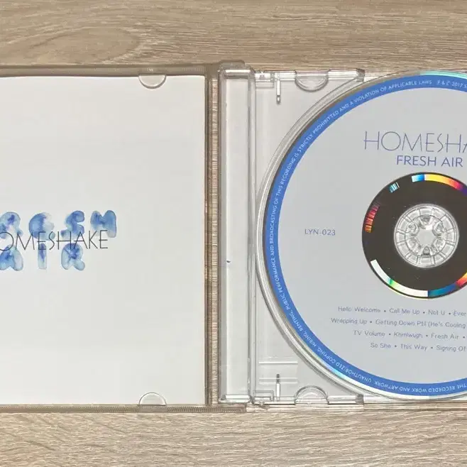 홈쉐이크 (Homeshake) - Fresh Air CD 판매