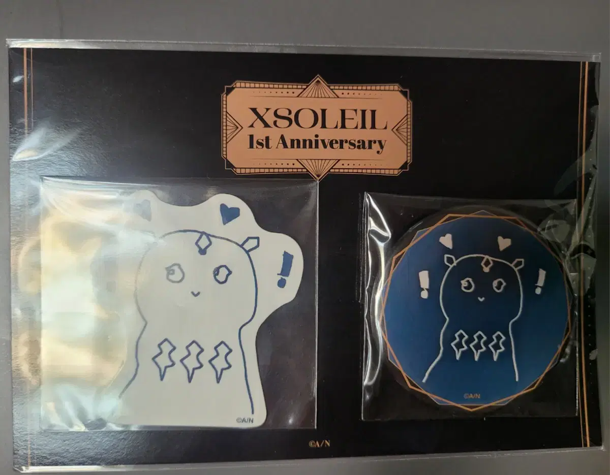 NIJISANJI EN Exolay 1st Anniversary Can Badge sticker Set Hex Haywire