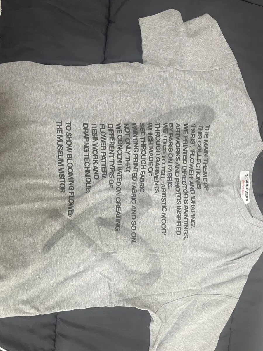 TheMuseumVisitor Heartspray T-Shirt Gray