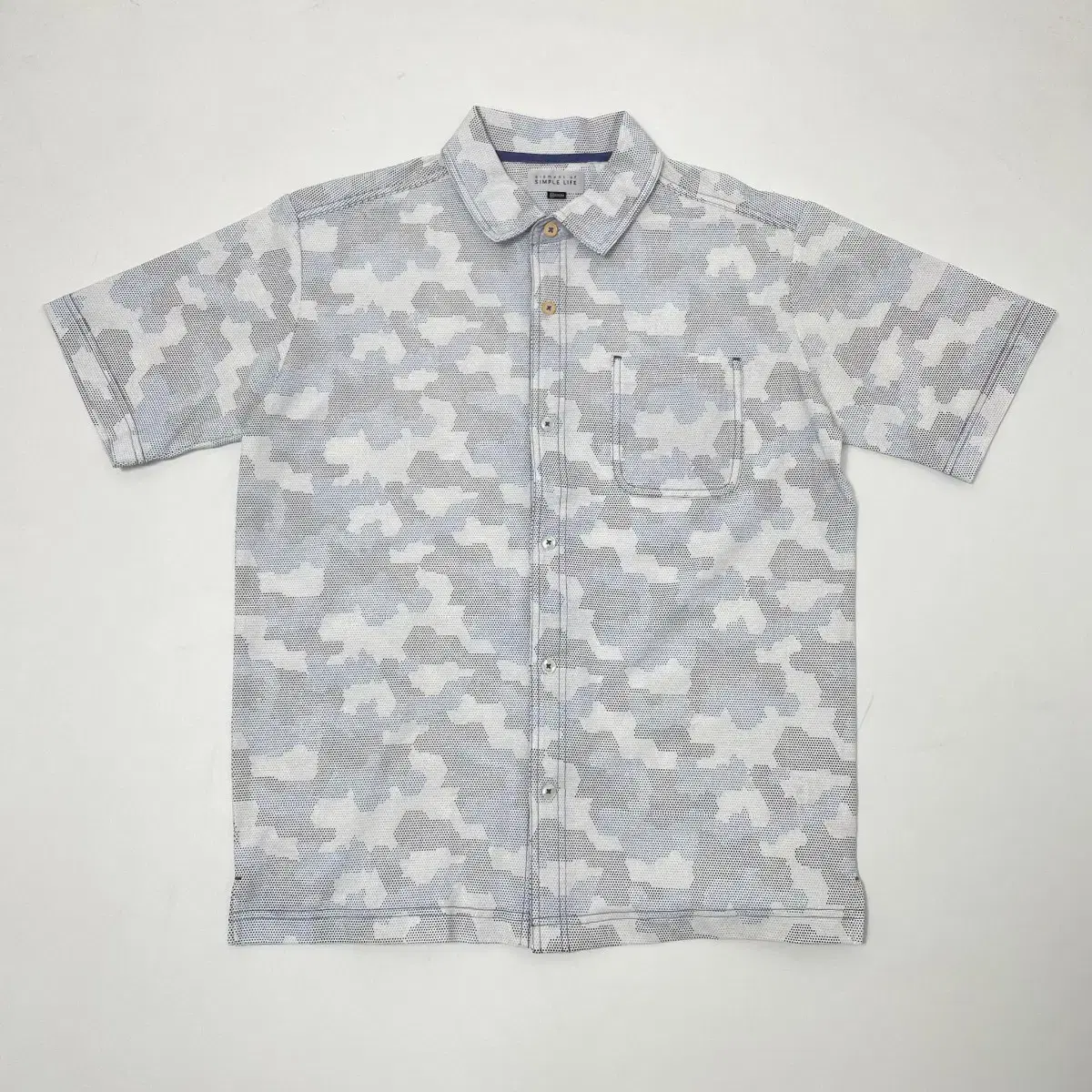 Simple Life Camo Short-Sleeved Shirt