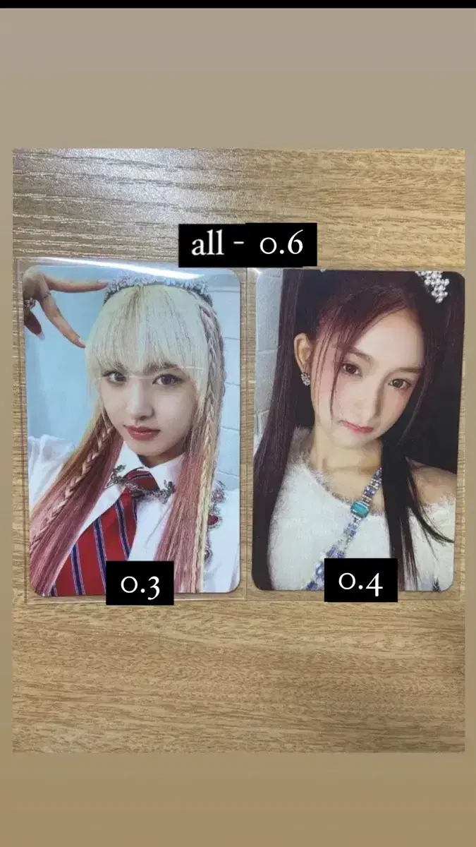 ive lovedive version 1, 2 liz leeseo photocard wts