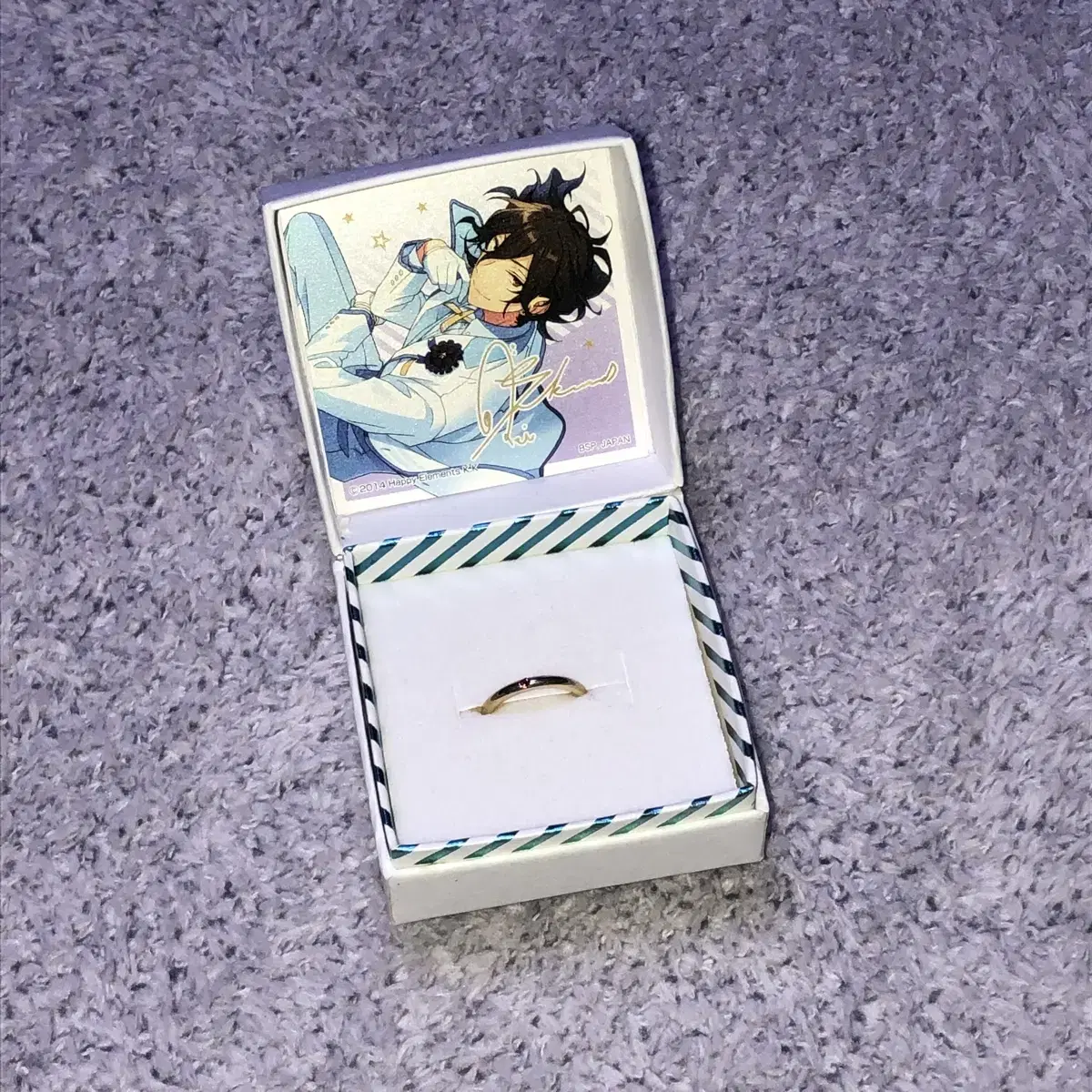 Anstar Sakuma lay White Suit Kuji Ring