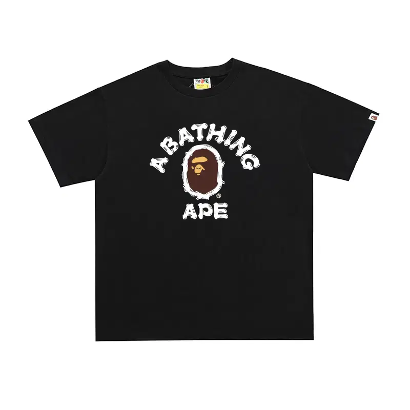 {New}Vape Camo Short Sleeve T-Shirt #D030 Black-Brown BAPE