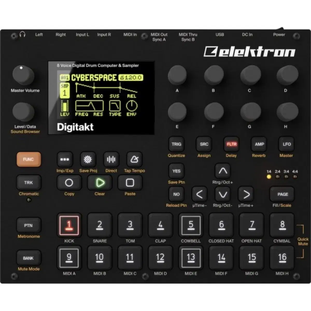 Elektron Digitakt (최신공정)