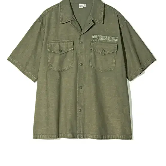 파르티멘토 vtg washed military half shirts