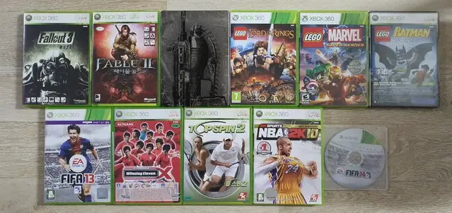 XBOX360 게임(하위호환),키넥트게임,신형250기가하드 판매합니다.