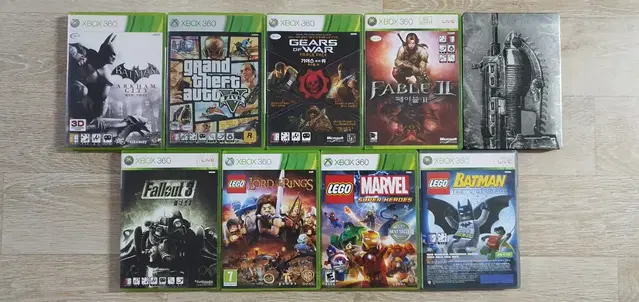 XBOX360 게임(하위호환),키넥트게임,신형250기가하드 판매합니다.