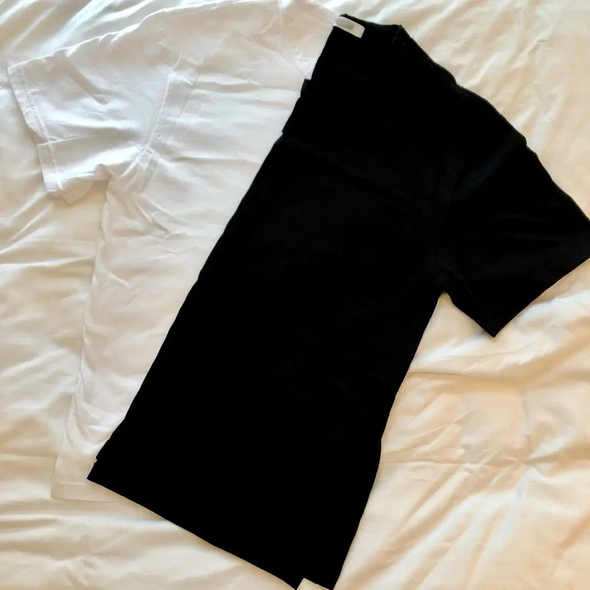 [New] U-Neck Basic Short Sleeve T-Shirt/Plain T-Shirt