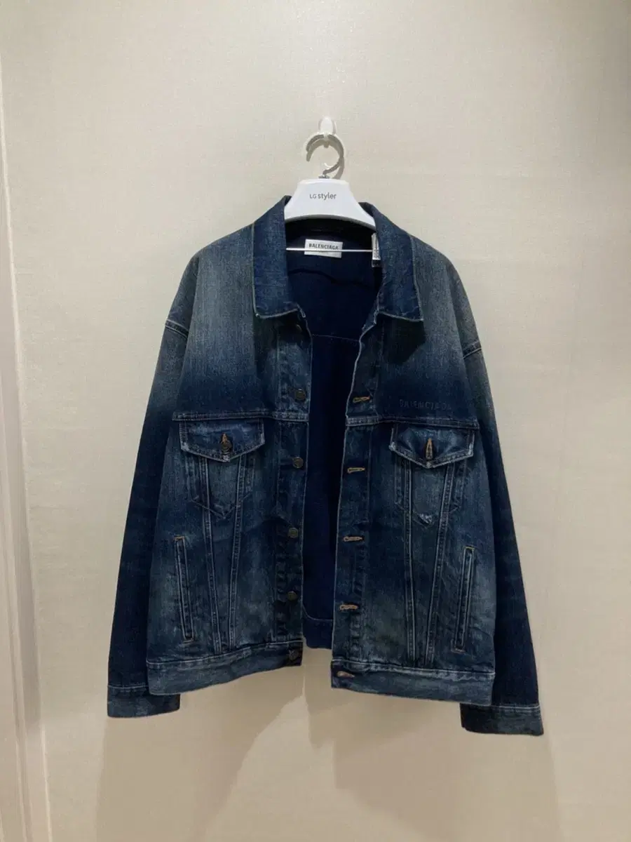 [XS]Balenciaga Jeans Jacket Overcoat