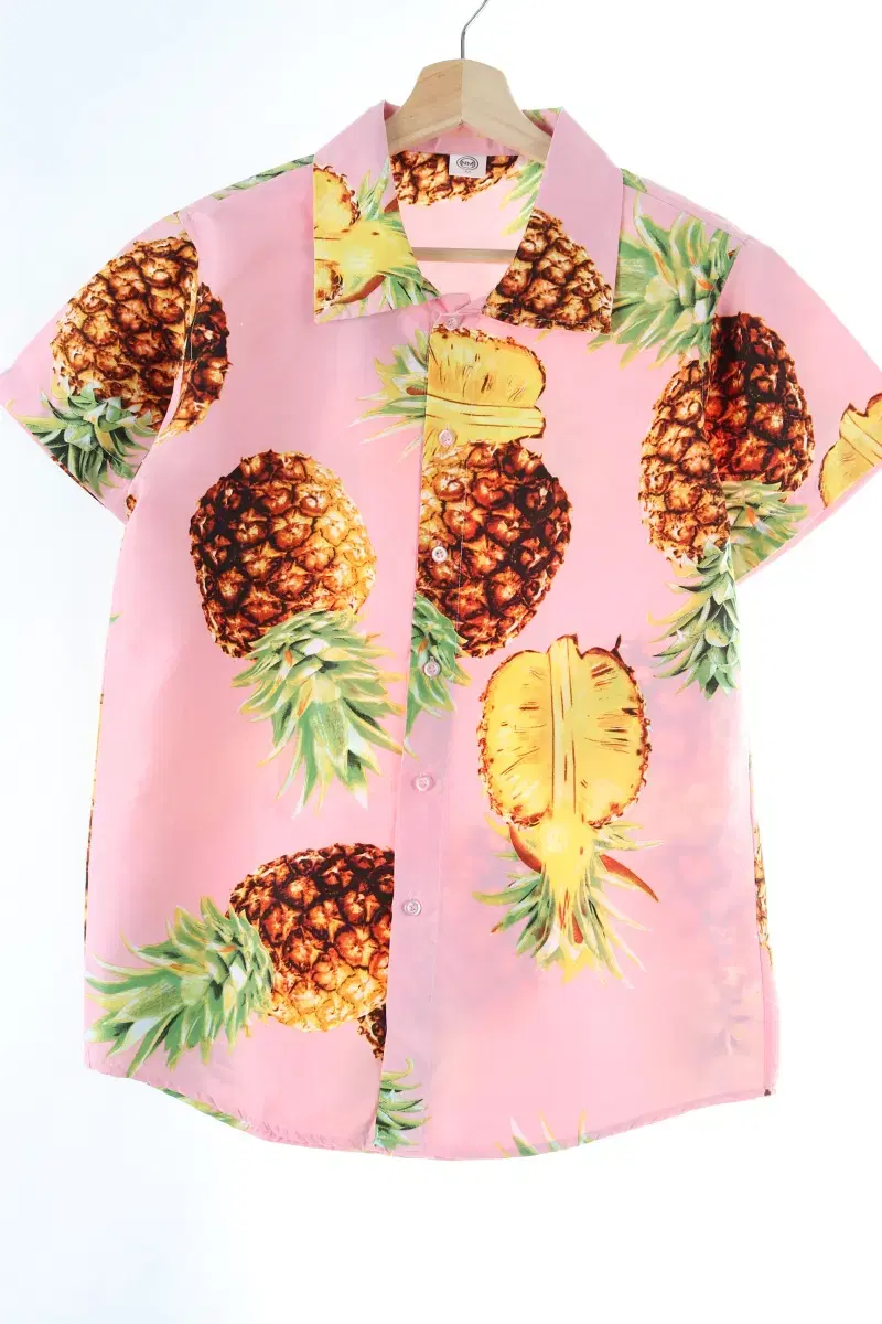 (M) BrandVintage Short Sleeve Shirt-Southern Hawaiian Fruit Design-DB46