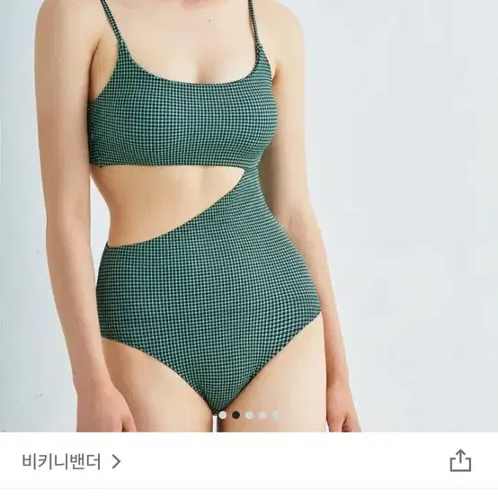 비키니밴더 티르체크 컷아웃 모노키니 m팔아요