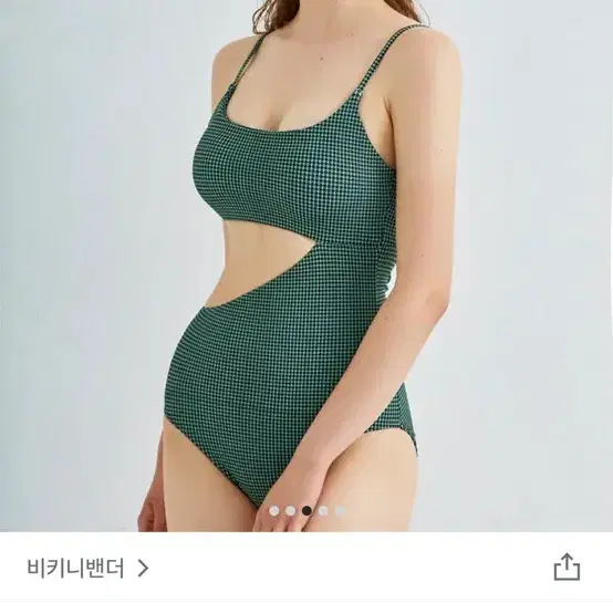 비키니밴더 티르체크 컷아웃 모노키니 m팔아요