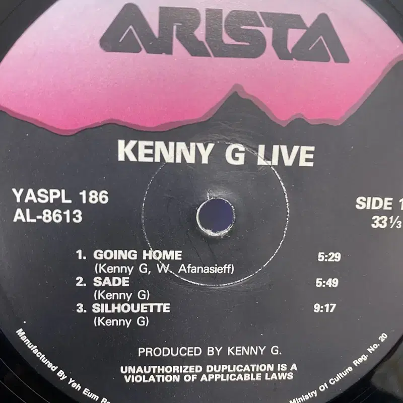 KENNY G LIVE LP / C1430