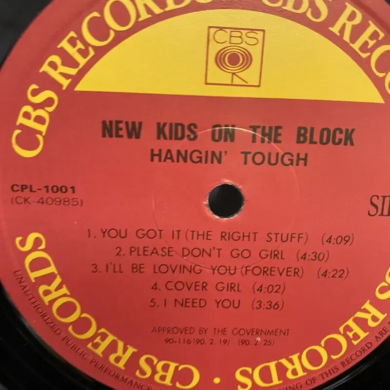 NEW KIDS ON THE BLOCK  LP / C2027