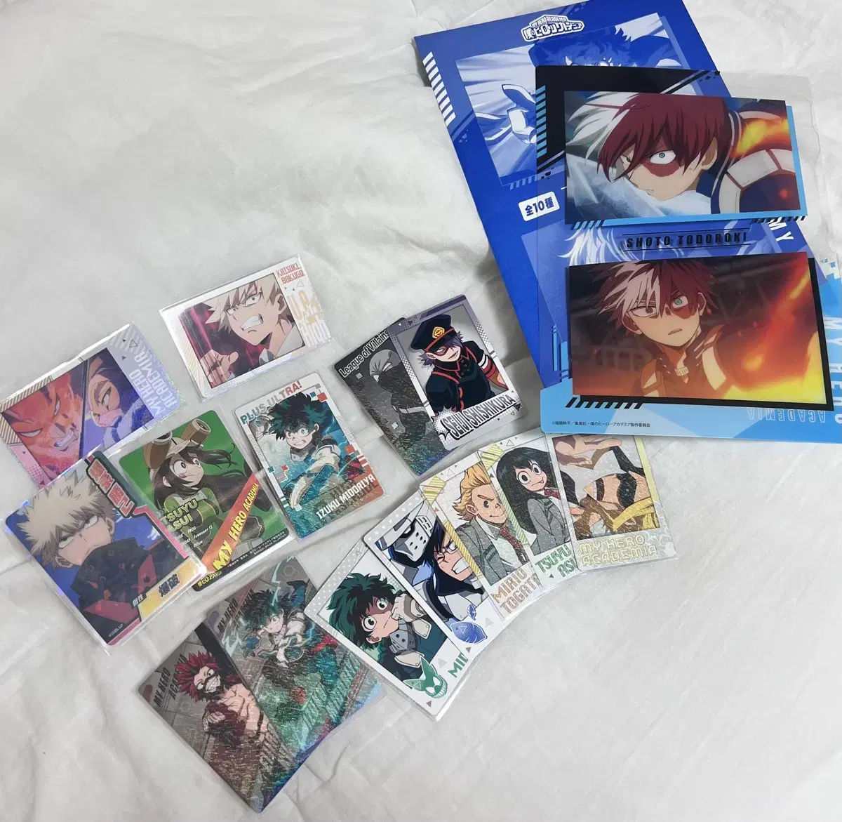 Nahia Snapmide, Metallic Kard, Todoroki Shoto B4 Bookrest in Bulk