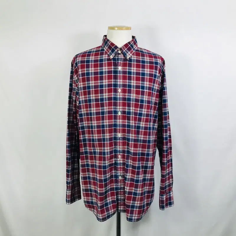 1-62 Uniqlo Men's bom Long Sleeve Casual Check Shirt XL