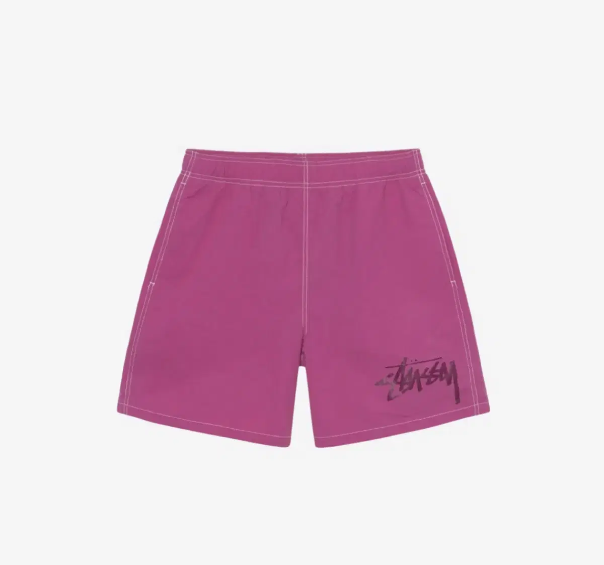 [S]Stussy x Hourglass Water Shorts Magenta