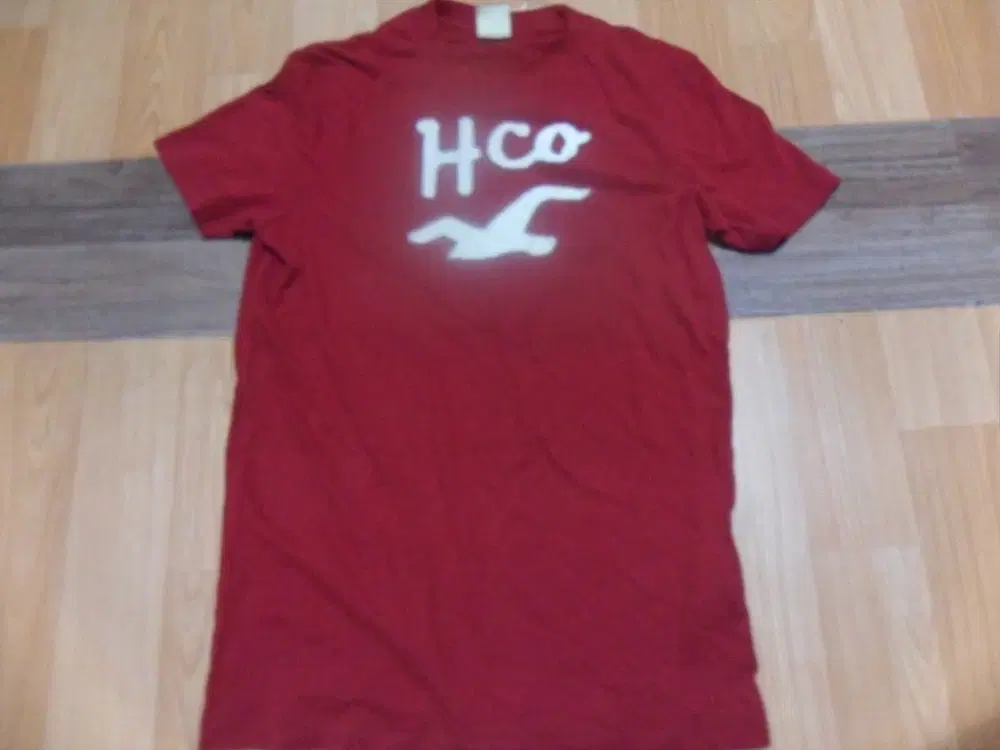 6천원구제 Hollister Men's Short Sleeve Round T-Shirt Cotton 1