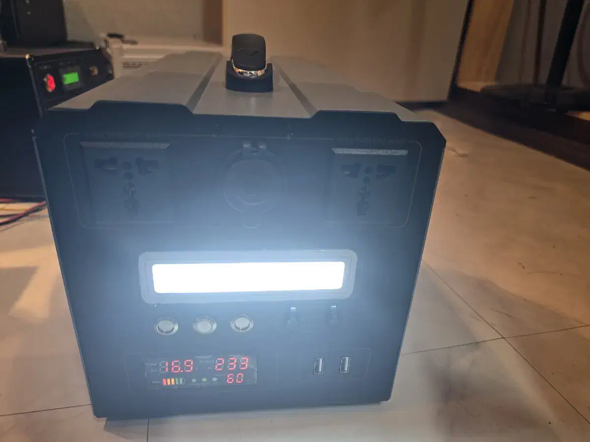 올인원 파워뱅크 용량1200wh 인버터1500w 국내제작