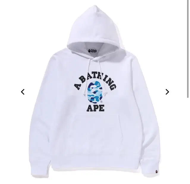 새상품) BAPE 베이프 ABC 카모 풀오버 후디 후드티 블루 L