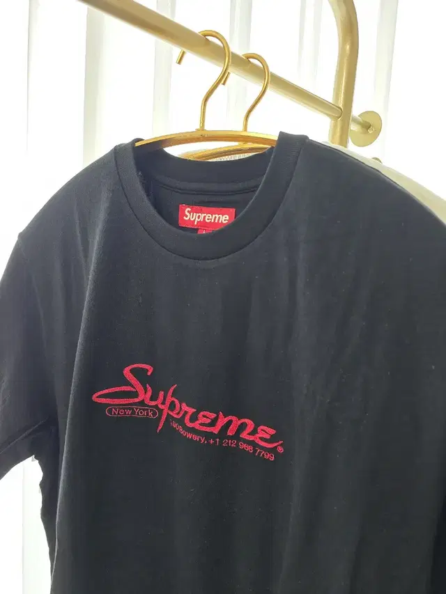 슈프림 Supreme Contact 24S/S T-shirt  Black