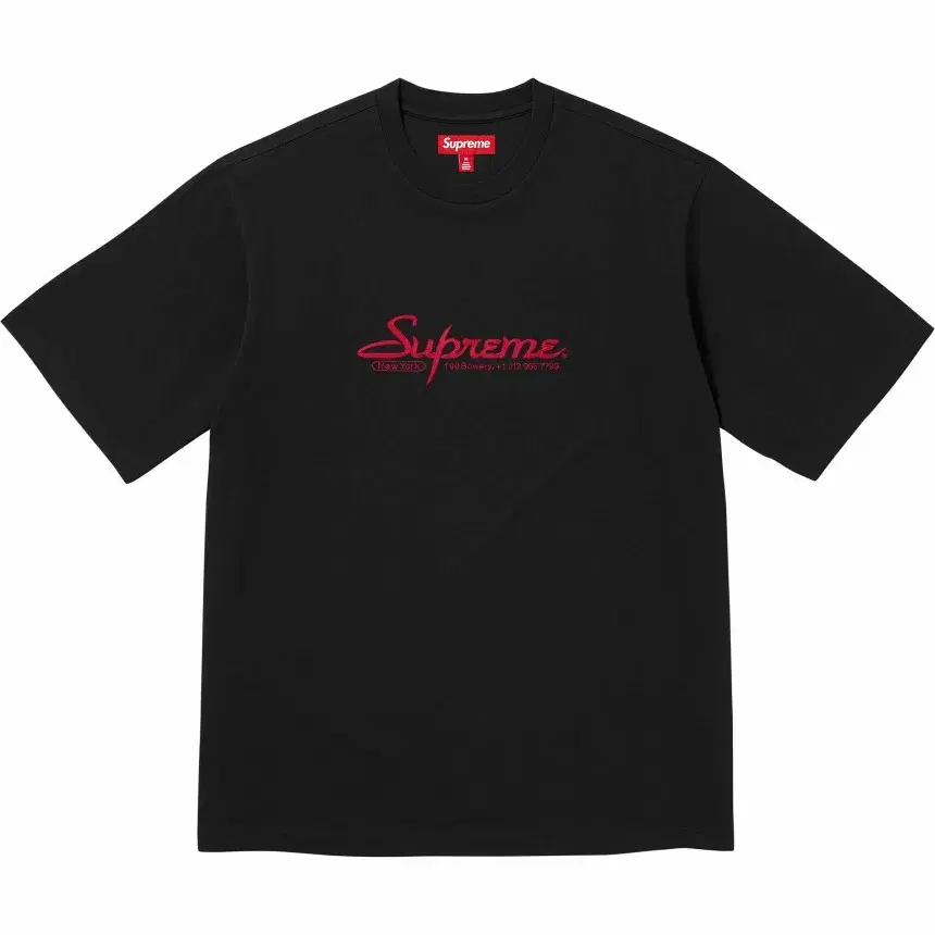 슈프림 Supreme Contact 24S/S T-shirt  Black