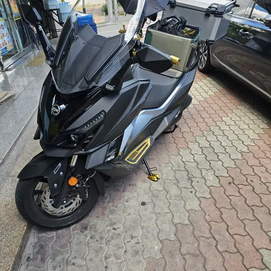 SYM 크루심알파125cc 24년식 배달 풀세팅 풀옵션 판매합니다