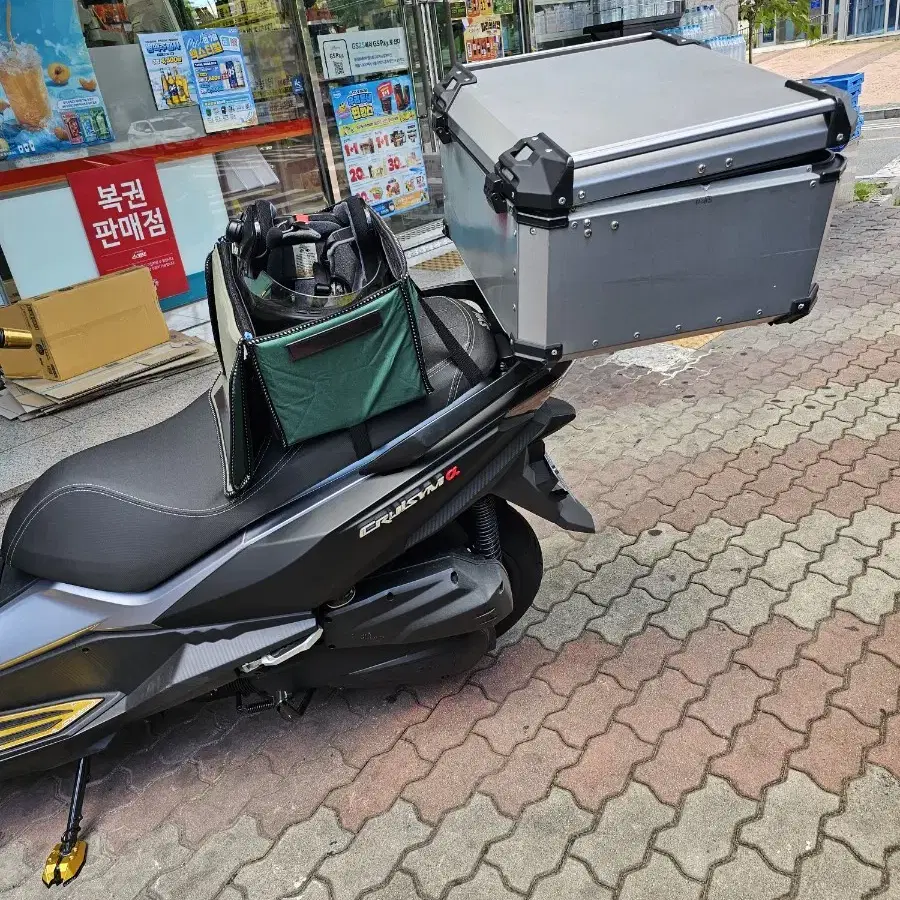 SYM 크루심알파125cc 24년식 배달 풀세팅 풀옵션 판매합니다