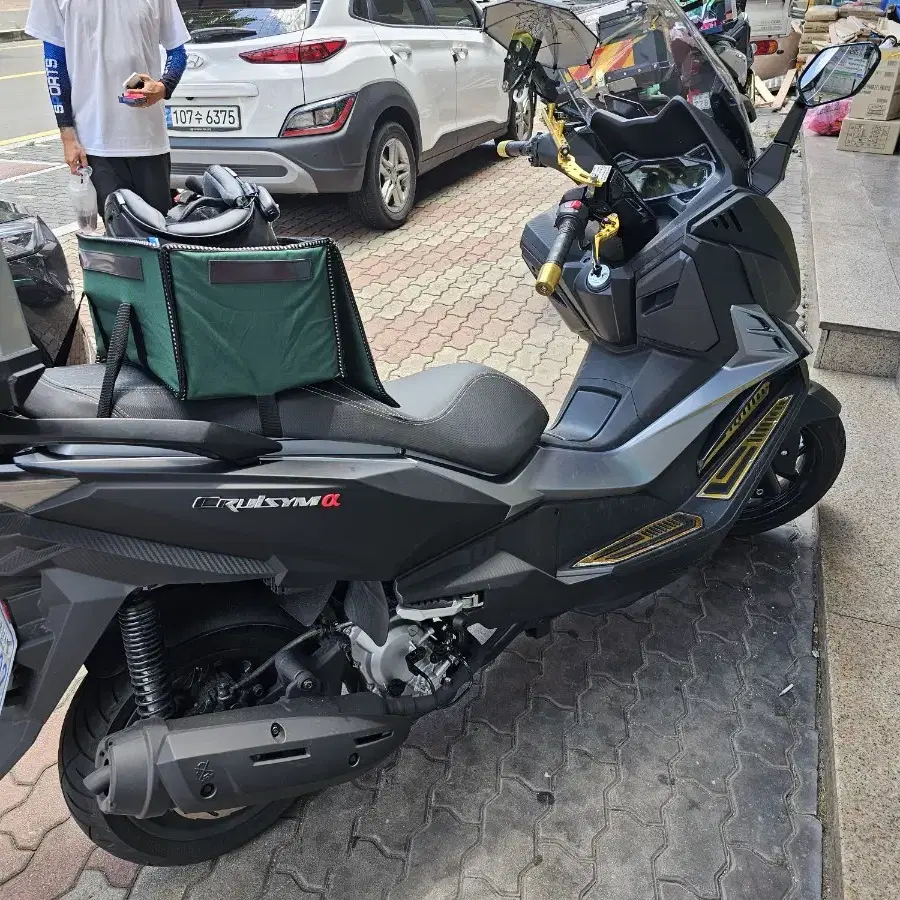 SYM 크루심알파125cc 24년식 배달 풀세팅 풀옵션 판매합니다