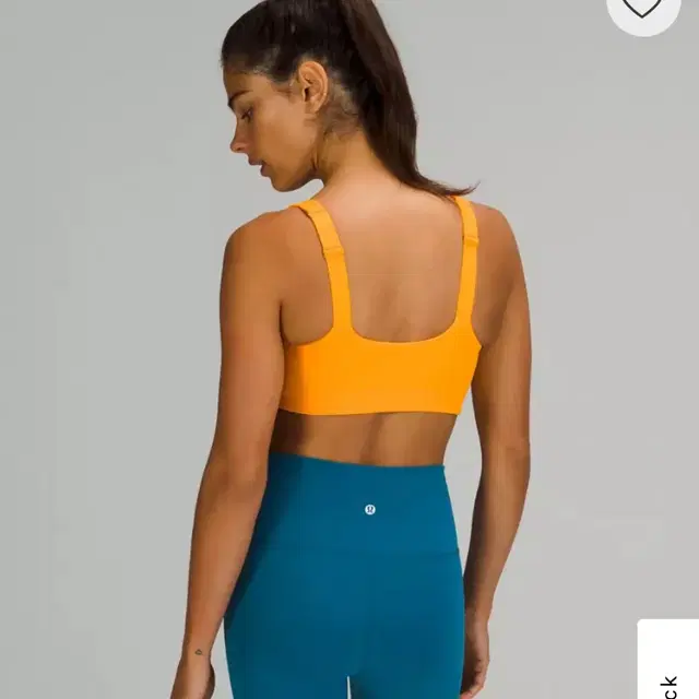 Lululemon 룰루레몬 Ribbed Train bra 블랙